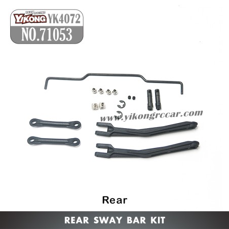 YIKONG DF7 YK4072 Parts Rear Anti-roll Bar Assembly 71053
