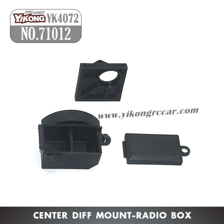 YIKONG YK4072 Desert RC Truck Parts (Center) Diff Mount Radio Box 71012