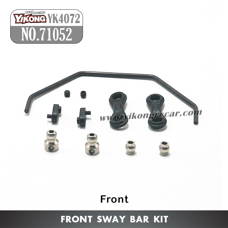 YIKONG YK4072 Desert RC Truck Parts Front Sway Bar Kit 71052