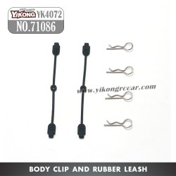 YIKONG YK4072 Desert RC Truck Parts Body Clip And Ruber Leash 71086