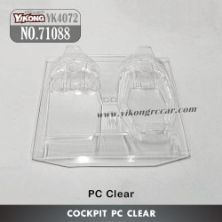 YIKONG YK4072 Desert RC Truck Parts Cockpit (Clear) 71088