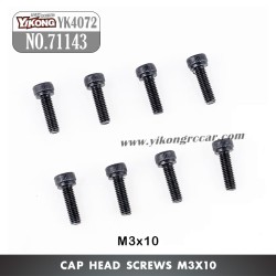 YIKONG YK4072 DF7 RC Short Truck Parts Cap Head Screw (M3x10) 71143