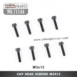 YIKONG YK4072 DF7 RC Short Truck Parts Cap Head Screw (M3x12) 71144
