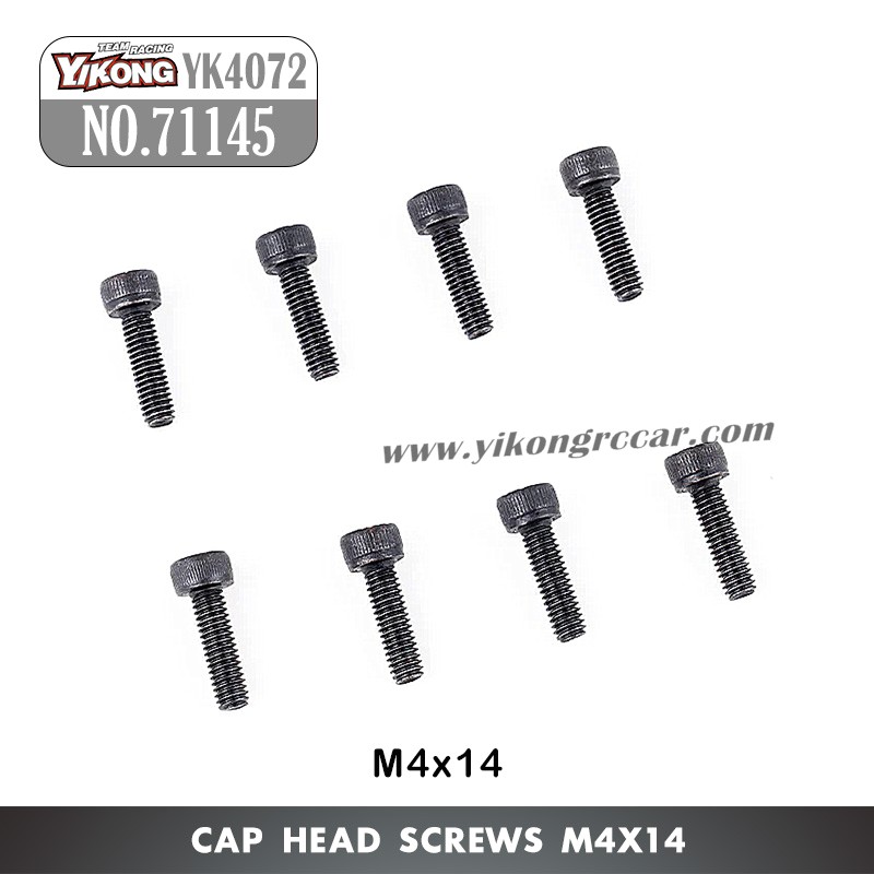 YIKONG YK4072 DF7 RC Short Truck Parts Cap Head Screw (M4x14) 71145