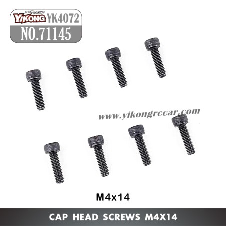 YIKONG YK4072 DF7 RC Short Truck Parts Cap Head Screw (M4x14) 71145