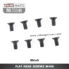 YIKONG YK4072 DF7 RC Short Truck Parts Flat Head Screws (M4x8) 71148