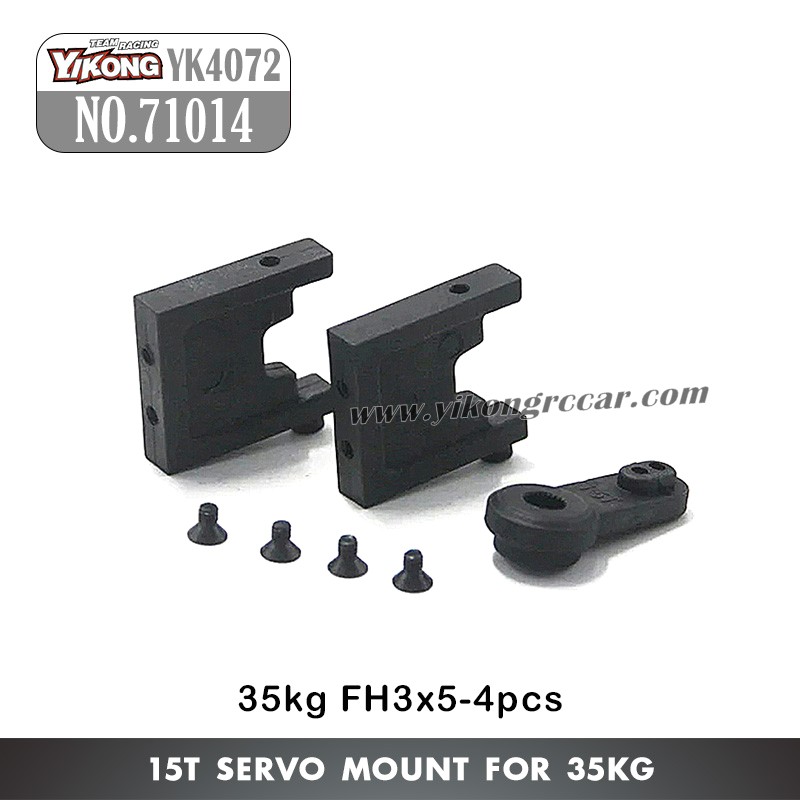 YIKONG YK4072 Parts 15T Servo Mount For 35kg 71014