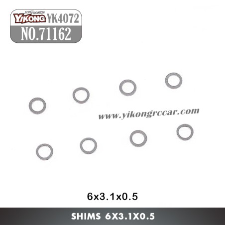 YIKONG YK4072 Parts Shims (6x3.1x0.5) 71162