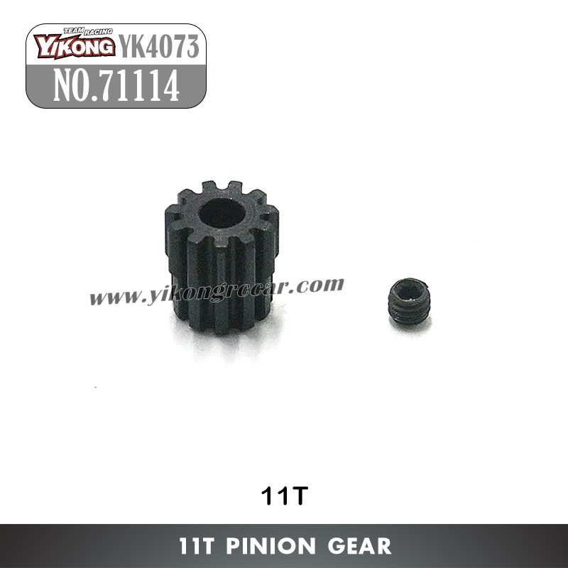 71114 YIKONG YK4073 RC Car Parts Pinion Gear 11T