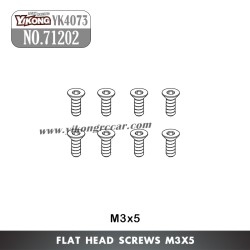 71202 YIKONG TB7 YK4073 Parts Flat Head Screws (M3x5)