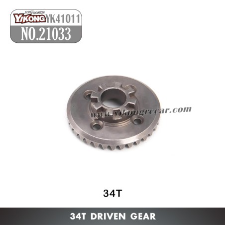YIKONG YK41011 RC Truck Parts 34T Driven Gear 21033 top