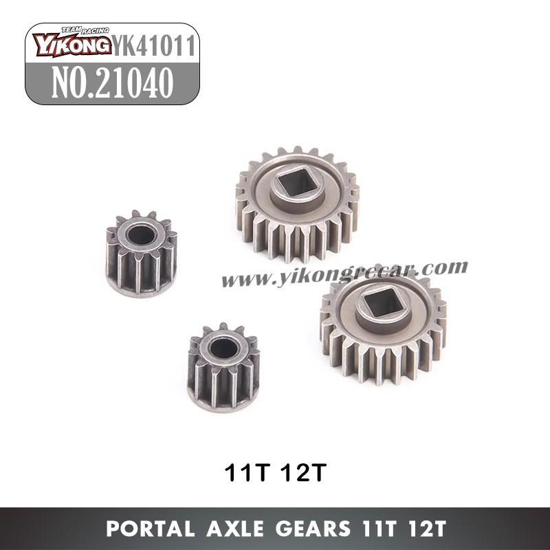 YIKONG YK41011 RC Truck Parts 11T 12T Portal Axle Gears 21040