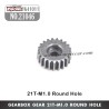 YIKONG YK41011 RC Truck Parts Gearbox Gear (21T-M1.0 Round Hole) 21046 back