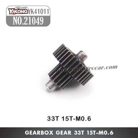 YIKONG YK41011 RC Crawler Parts Gearbox Gear (33T 15T-M0.6) 21049