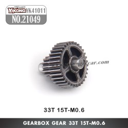 YIKONG YK41011 RC Crawler Parts Gearbox Gear (33T 15T-M0.6) 21049 front