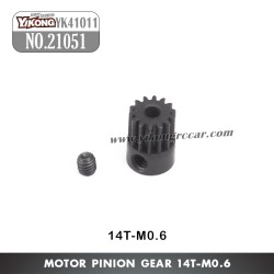 YIKONG YK41011 RC Crawler Parts Motor Pinion Gear (14T-M0.6) 21051
