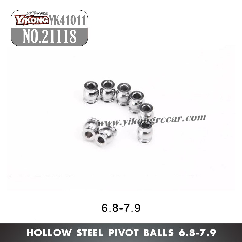 YIKONG YK41011 Parts Hollow Steel Pivot Balls (6.8-7.9) 21118