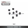 YIKONG YK41011 1/10 RC Car Parts Headless Screws (4x4) 21124