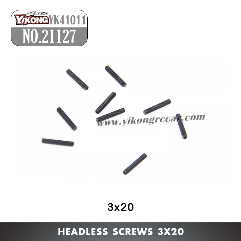 YIKONG YK41011 1/10 RC Car Parts Headless Screws (3x20) 21127
