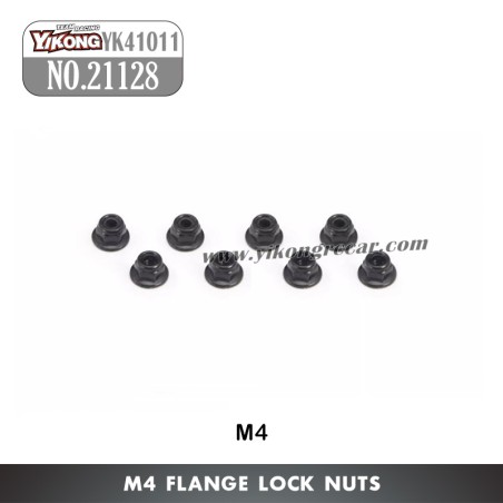 YIKONG YK41011 1/10 RC Car Parts M4 Flange Lock Nuts 21128