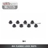 YIKONG YK41011 1/10 RC Car Parts M4 Flange Lock Nuts 21128