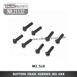 YIKONG YK41011 RC Truck Parts Button Head Screws M2.5x8 21132