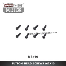 YIKONG YK41011 RC Truck Parts Button Head Screws (M3x10) 21136