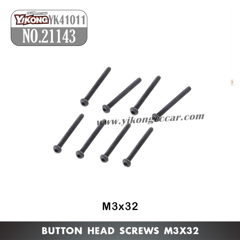 YIKONG YK41011 Parts Button Head Screws (M3x32) 21143