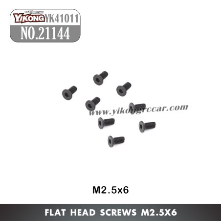 YIKONG YK41011 Parts Flat Head Screws (M2.5x6) 21144