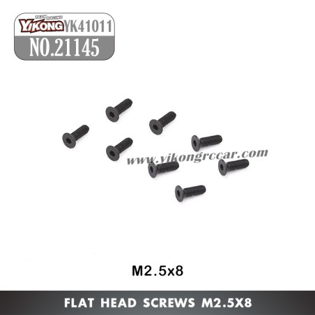 YIKONG YK41011 Parts Flat Head Screws (M2.5x8) 21145