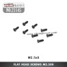 YIKONG YK41011 Parts Flat Head Screws (M2.5x8) 21145