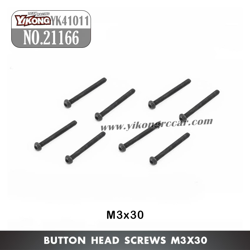 YIKONG YK41011 RC Crawler Parts Button Head Screws (M3x30) 21166