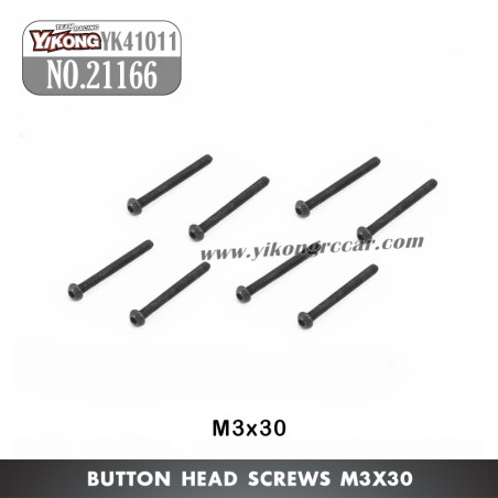 YIKONG YK41011 RC Crawler Parts Button Head Screws (M3x30) 21166