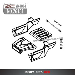 YIKONG YK4061 Parts Body Sets 26151 red