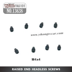 YIKONG YK6101 RC Crawler Parts Convex end capless screws 13638