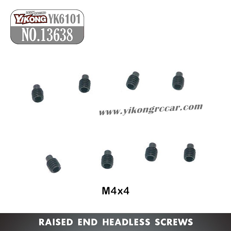 YIKONG YK6101 RC Crawler Parts Convex end capless screws 13638
