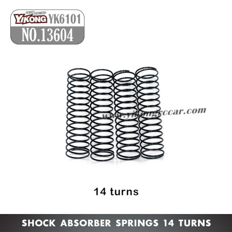 YIKONG YK6101 RC Car Parts Suspension springs (14 turns) 13604