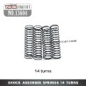 YIKONG YK6101 RC Car Parts Suspension springs (14 turns) 13604