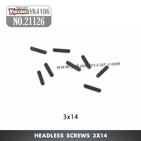 YIKONG YK4106 Pro Parts Machine Screw 3*14 21126