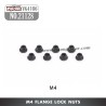 YIKONG YK4106 Pro Parts M4 flange nuts 21128