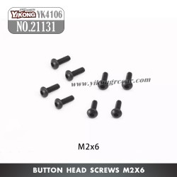 YIKONG YK4106 Pro Parts Pan head hex socket screws M2*6 21131
