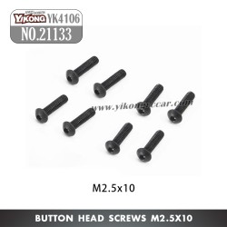 YIKONG YK4106 Pro Parts Pan head hex socket screws M2.5*10 21133
