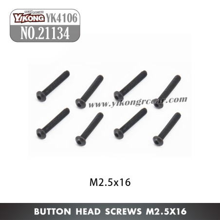 YIKONG YK4106 Pro Parts Pan head hex socket screws M2.5*16 21134