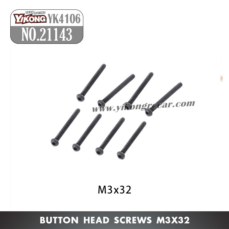 YIKONG YK4106 Pro Parts Pan head hex socket screws M3*32 21143