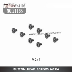 YIKONG YK4106 Pro Parts Pan head hex socket screws M2*4 21165