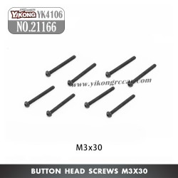 YIKONG YK4106 Pro Parts Pan head hex socket screws M3*30 21166