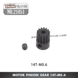 YIKONG YK4106 Pro Parts Motor Gear 14T M0.6 21051