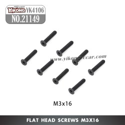 YIKONG YK4106 RC Crawler Parts Flat Head Screws (M3x16) 21149