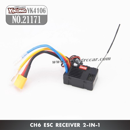 YIKONG YK4106 RC Crawler Parts (CH6) ESC & Receiver 2-in-1 21171