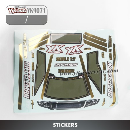 YIKONG YK9071 RC Crawler Parts Stickers